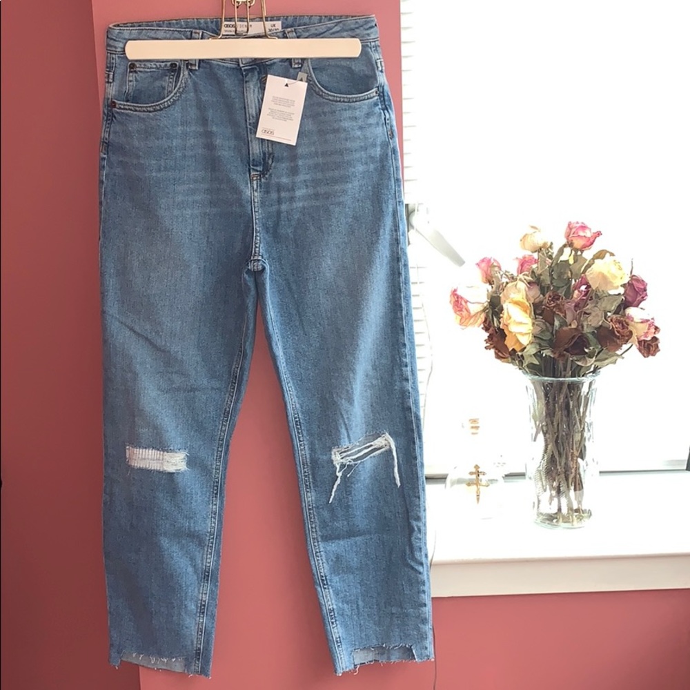 ASOS Destroyed Hem Jeans
